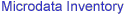 Microdata Inventory